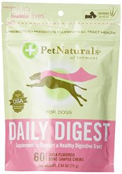 Pet Naturals of Vermont Daily Digest Bone-Shaped Chews for Dogs