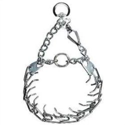 Pet Supply Imports Herm Sprenger Chrome Plated Training Collar with Quick Release Snap for Dogs, Medium, 3.0mm, 21-Inch
