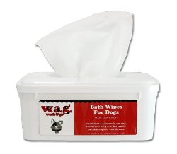 Pet Wipes Bath Wipes in Paraben-Free Tub for Dogs