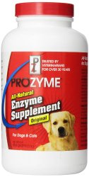 Prozyme Original All-Natural Enzyme Supplement for Dogs and Cats, 454gm