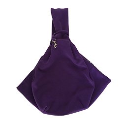 Rachel Pet Products Reversible Pet Sling Carrier Single Shoulder Bag for Small/Medium Dogs Cats, Purple