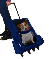 Unique Petz Pet Stroller, Blue