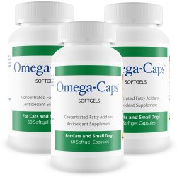 3Pack OmegaCapstrade; For Cats Smaller Dogs (180 Softgel Capsules)