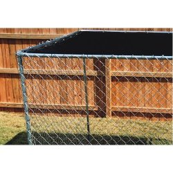 9’8”ft. X 10ft. Black Dog Kennel Shade Covers / Sunblock Tops