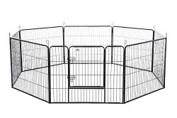 Confidence Pet Heavy Duty 8 Panel Playpen Dog Play Pen / Training Exercise Yard- 40 Inches