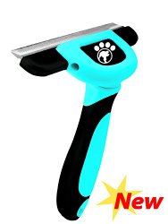 Deshedding Pet Grooming Comb for Dogs and Cats of All Sizes and Hair Length. Reduces Shedding By 90%. Product Satisfaction Guaranteed or Your Money Back!