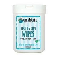EARTHBATH-Tooth & Gum Wipes For Dogs, Cats, Puppies & Kittens 25 Ct. SINGLE