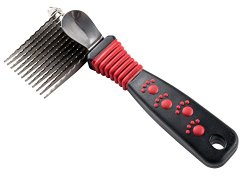 Epica Reversible De-Matting Comb with Safety Blades for Dogs and Cats with Long or Medium Hair