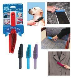 Evriholder Mini FURemover Pet Hair Removal Brush (Assorted Colors)