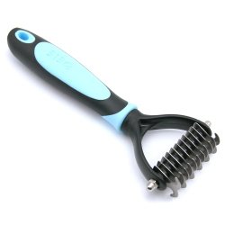 Generic Fur knot cutter Grooming/Shedding for Dog/Cat Long/Short Hair Brush Comb Clipper Rake with Metal Blade