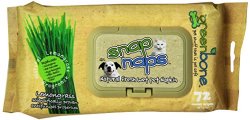 Greenbone Snap Naps 72 Count Natural Lemongrass Deodorizing Pet Wipes