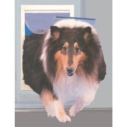 Ideal Pet Products Fast Fit Patio Door for Pets, X-Large, White
