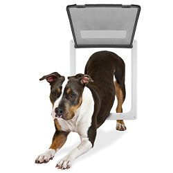 Large Breed Locking Pet Door – 14.5″ x 12″ Opening with Hard Plastic Flap by Weebo Pets