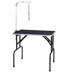 Master Equipment Grooming Table with Arm, 36 by 24 by 32-Inch