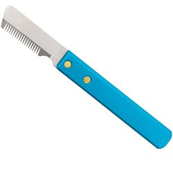 Master Grooming Tools Stripping Knives  –  Non-Slip Tools for Grooming Dogs – Medium, 63/4″