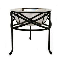Mesh Single Bowl Elevated Diner – 10″ Tall