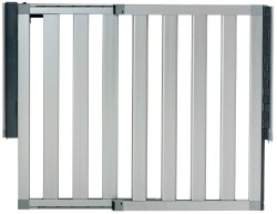 Munchkin Loft Aluminum Infant Safety Gate, Silver