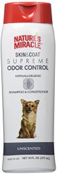 Nature’s Miracle Supreme Odor Control Hypoallergenic Shampoo & Conditioner, 16 oz