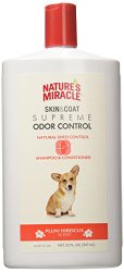 Nature’s Miracle Supreme Odor Control Natural Shed Control Shampoo & Conditioner, 32 oz