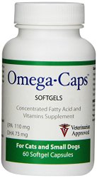 Omega-Caps – For CATS & SMALL Dogs (60 Softgel Capsules)