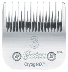 Oster CryogenX Professional Animal Clipper Blade, Size # 3 Skip Tooth