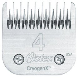 Oster CryogenX Professional Animal Clipper Blade, Size # 4 Skip Tooth