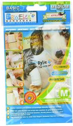PawFlex Bandages Basic Bandage Set for Pets with 2-Standard and 2-Wide Bandages, Medium