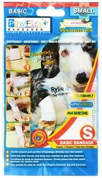 PawFlex Bandages Basic Bandage Set for Pets with 2-Standard and 2-Wide, Small