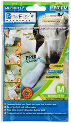 PawFlex Bandages Medimitt Bandage for Pets, Medium, Set of 4