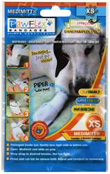 PawFlex Bandages Medimitt Bandage for Pets, X-Small, Set of 4