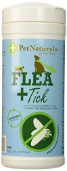 Pet Naturals of VT FLEA Plus TICK Natural Repellent Towelettes
