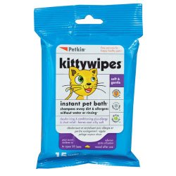Petkins KittyWipes – 15 ct