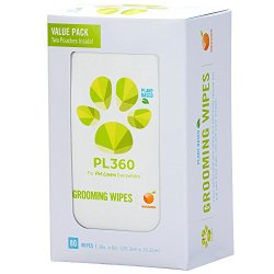 PL360 Grooming Wipes, Mandarin, 80ct Value Pack