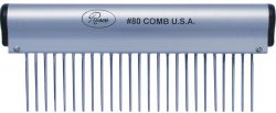 Resco Ergonomic Dog, Horse, Cat, Pet Grooming Comb with Coarse Tooth Spacing, 1.5-Inch Pin Length, 6-Inch Handle Length