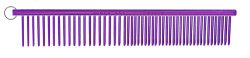 Resco Professional Anti-Static Best Dog, Cat, Pet Comb for Grooming, Med / Coarse Tooth Spacing, 1-Inch Pin Length, Candy Purple