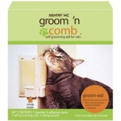 Sentry HC Groom’n Comb/with Catnip Pouch
