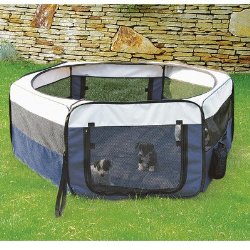 Soft Sided Mobile Play Pet Pen Size: Small (15.5″ H x 35.25″ W x 35.25″ L)