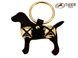 Tahoe Tack Sleigh Bell Door Hanger Labrador Dog Shape- 2 Bells