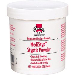 Top Performance MediStyp Pet Styptic Powder with Benzocaine, 6-Ounce