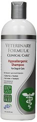 Veterinary Formula Clinical Care Hypoallergenic Shampoo for Dogs and Cats; 16 fl. oz.
