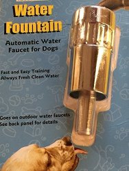 Water Fountain, Automatic Water Faucet For Dogs