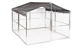 Weatherguard Universal Kennel Cover with Frame only, 10 by 10-Feet