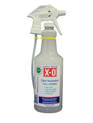 X-O Odor Neutralizer Ready-To-Use Spray, 32-Ounce, Clear