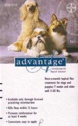 Advantage Flea Killer for Dogs, TEAL, 1120LBS. 4 Month Supply, U