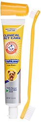 Arm and Hammer Clinical Care Max Strength Gum Care Toothpaste Set for Dogs