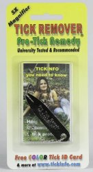 Bundle 6 pack Pro-tick Remedy with 5X Magnifier, tick ID card and tick tutorial