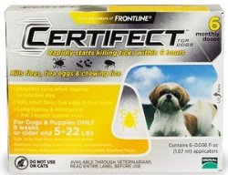 Certifect Flea & Tick Treatment for Dogs (5-22 lbs)