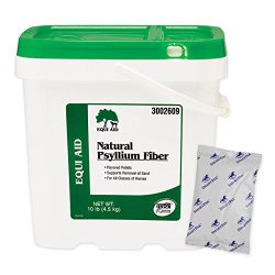 Equi Aid Natural Psyllium Fiber Pellets Digestive Aid for Horse, 20-Pound