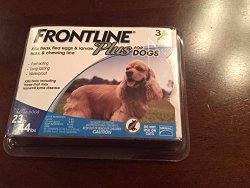 Frontline Plus for Dogs, For Dogs Blue,23-44 lbs. 3 Month Supply by Merial [Pet Supplies]