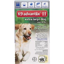 K9 Advantix II for Dogs 2-Month Supply Over 55lb